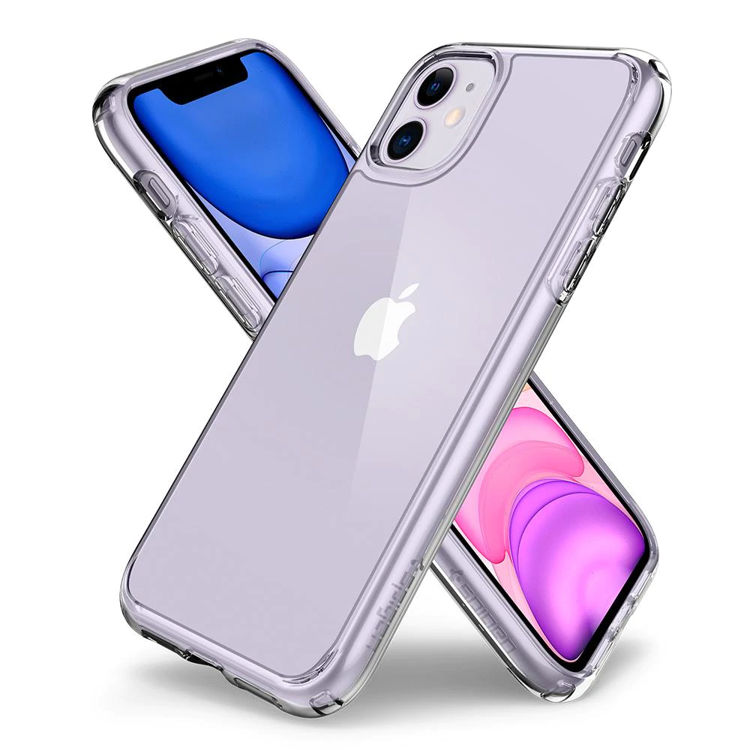 صورة Spigen iPhone 11 Case Ultra Hybrid Crystal Clear_076CS27185