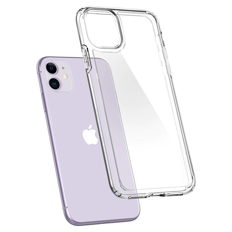 صورة Spigen iPhone 11 Case Ultra Hybrid Crystal Clear_076CS27185