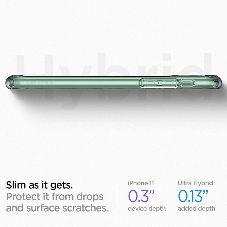 صورة Spigen iPhone 11 Case Ultra Hybrid Crystal Clear_076CS27185