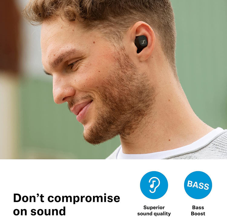 صورة SENNHEISER CX PLUS TRUE WIRELESS -BLACK