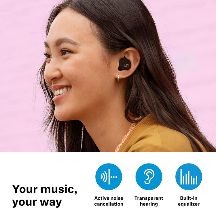 صورة SENNHEISER CX PLUS TRUE WIRELESS -BLACK