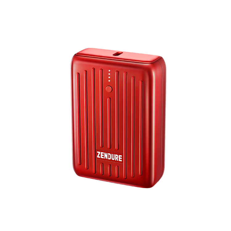 صورة Zendure SuperMini 10,000mAh 20W PD Credit Card Sized Power Bank _Red