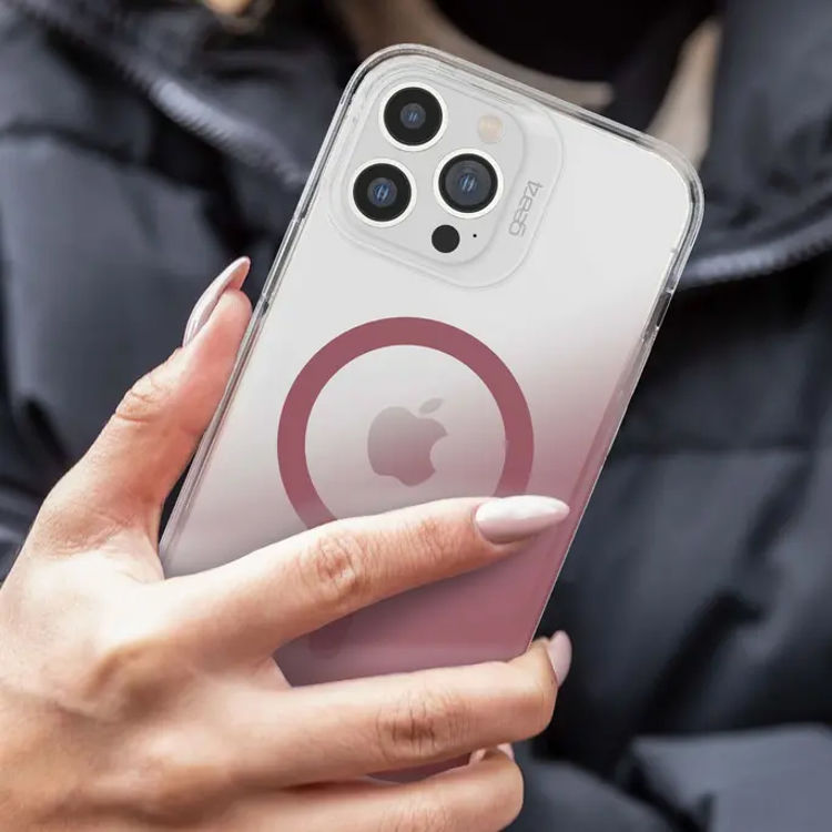 صورة Gear4 Milan Snap MagSafe Compatible Clear Case for iPhone 13 Pro