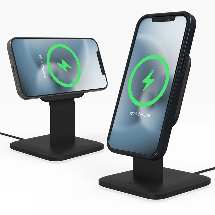 صورة Mophie Snap+ Wireless Charging Stand 15W for iPhone , Smartphones  Qi-enabled Devices