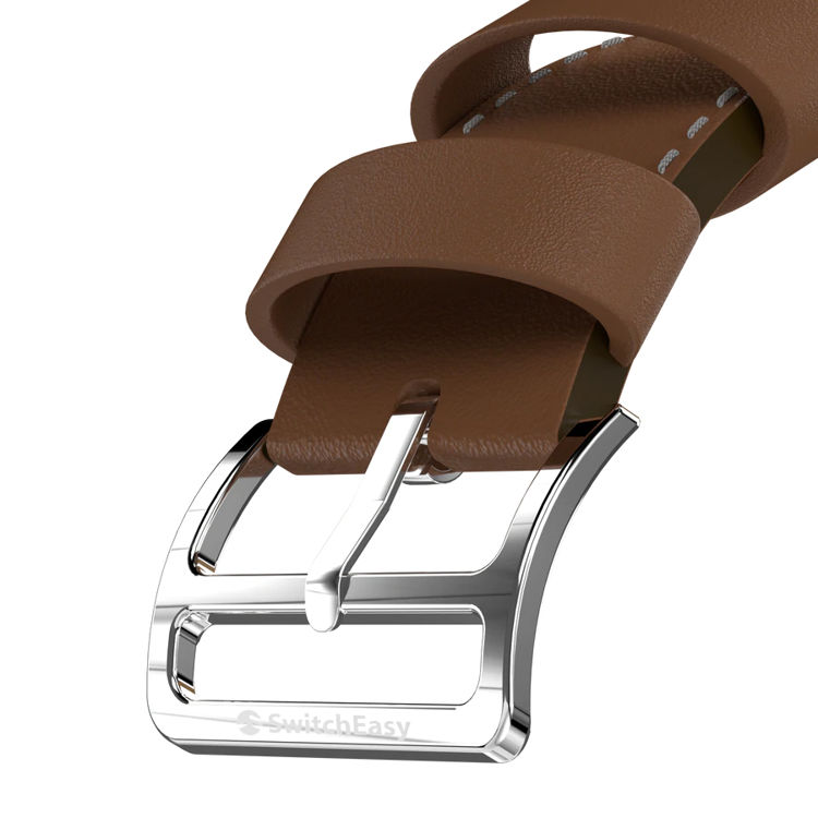 صورة SwitchEasy Classic Genuine Leather Apple Watch Band (42/44/45mm) Brown