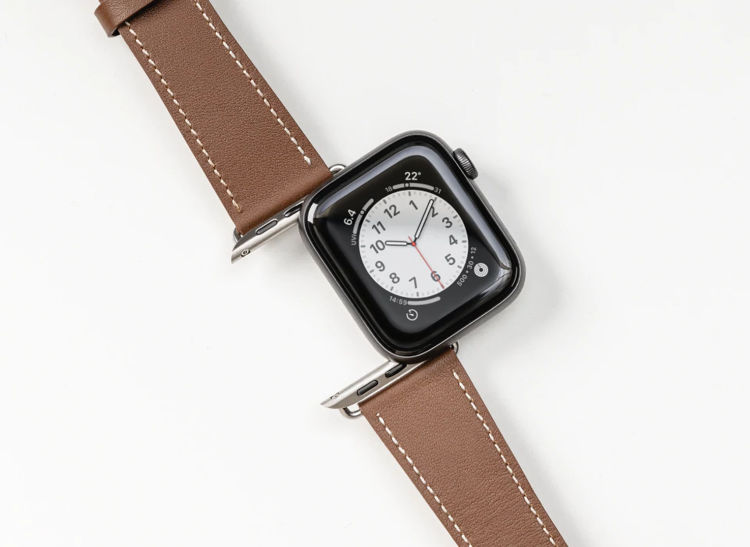 صورة SwitchEasy Classic Genuine Leather Apple Watch Band (42/44/45mm) Brown