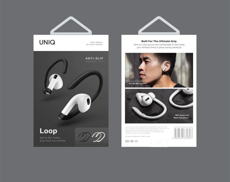 Picture of UNIQ Sports Ear Hooks For AirPods (Dual Pack)