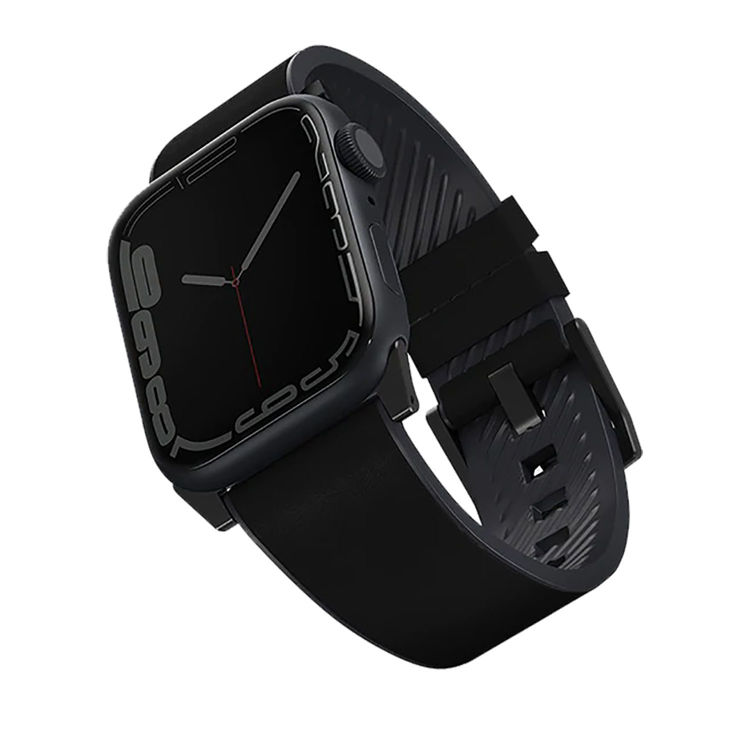 Picture of SwitchEasy Apple Watch Series 7 Ultra Hybrid Leather Strap 45mm (Black)