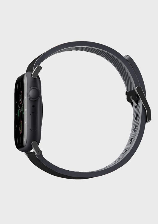 صورة SwitchEasy Apple Watch Series 7 Ultra Hybrid Leather Strap 45mm (Black)