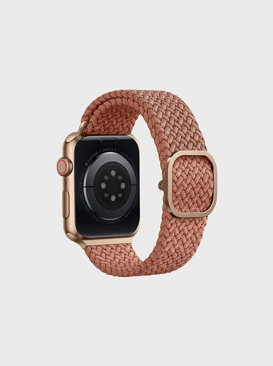 صورة UNIQ ASPEN BRAIDED APPLE WATCH STRAP 41/40/38MM GRAPEFRUIT 
PINK 