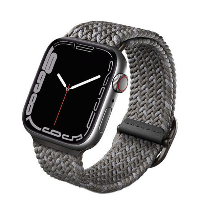 Picture of UNIQ ASPEN DESIGNER EDITION BRAIDED APPLE WATCH STRAP 
45/44/42MM PEBBLE GREY (PEBBLE GREY"