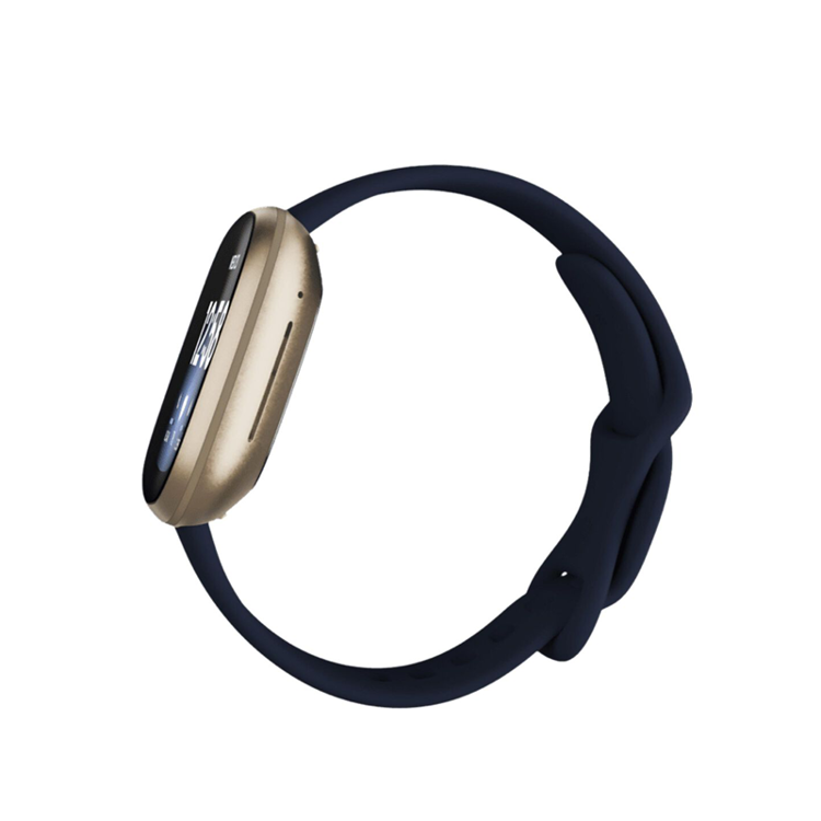 صورة Fitbit Versa 3 Fitness Smartwatch - Midnight/Soft Gold Aluminum