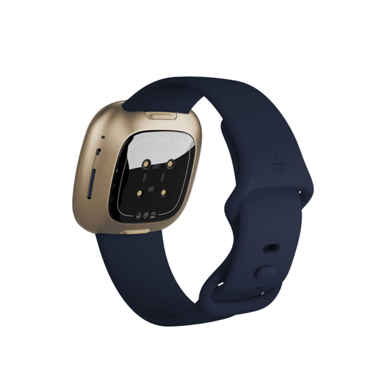 Picture of Fitbit Versa 3 Fitness Smartwatch - Midnight/Soft Gold Aluminum