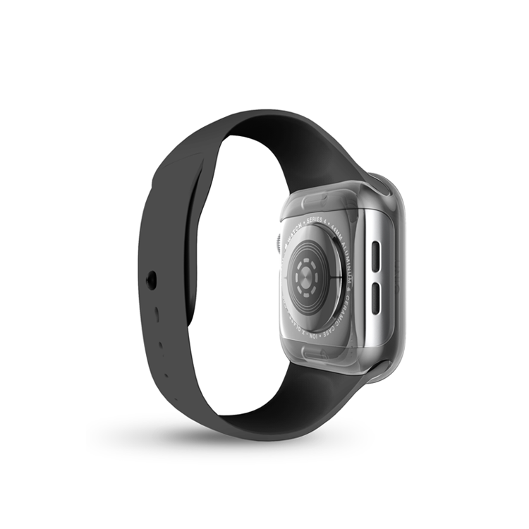 صورة UNIQ GARDE HYBRID WATCH CASE WITH SCREEN PROTECTION 45MM 
SMOKED (TINTED GREY)"