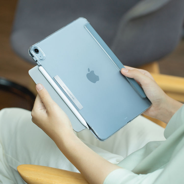 صورة UNIQ CAMDEN NEW IPAD AIR 10.9 (2020) ANTIMICROBIAL CERULEAN 
(BLUE)"
