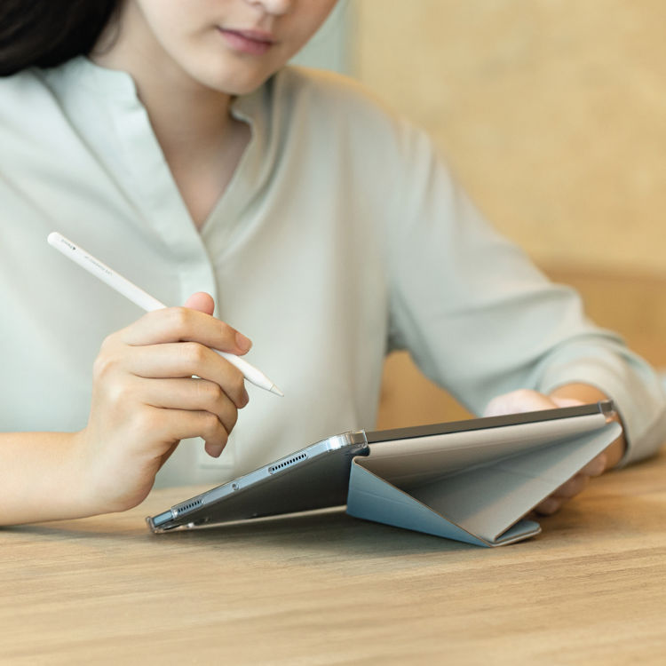 صورة UNIQ CAMDEN NEW IPAD AIR 10.9 (2020) ANTIMICROBIAL CERULEAN 
(BLUE)"