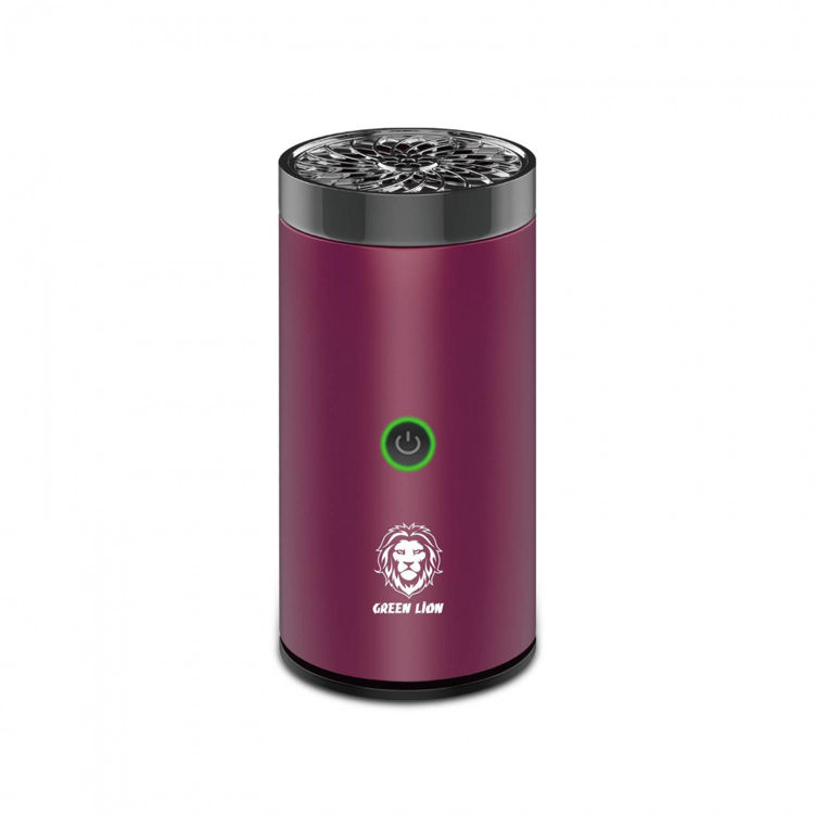 Picture of Green Lion Smart Bakhour Rechargeable Electric Car Incense Burner Wine Red