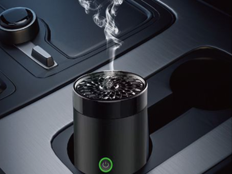 صورة Green Lion Smart Bakhour Rechargeable Electric Car Incense Burner -Pink