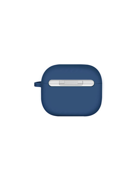صورة UNIQ NEXO ACTIVE HYBRID SILICONE AIRPODS 3RD GEN CASE WITH SPORTS EAR HOOKS CASPIAN (BLUE)