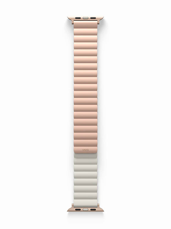 صورة UNIQ REVIX REVERSIBLE MAGNETIC APPLE WATCH STRAP 41/40/38MM 
BLUSH (PINK/BEIGE)"