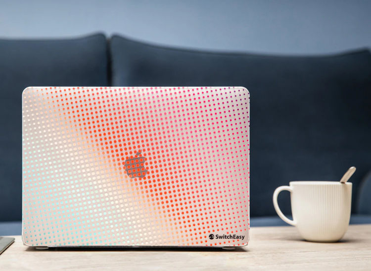 Picture of SwitchEasy MacBook Pro 14" (2021, M1) DOTS Hard Shell Aurora