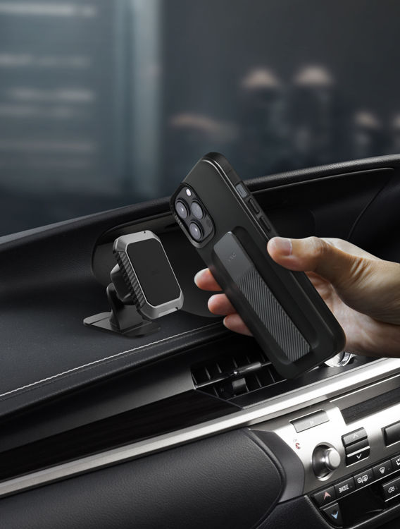 صورة UNIQ HYBRID IPHONE 13 PRO MAX HELDRO MOUNT SERIES GRAPHITE (GRAPHITE)