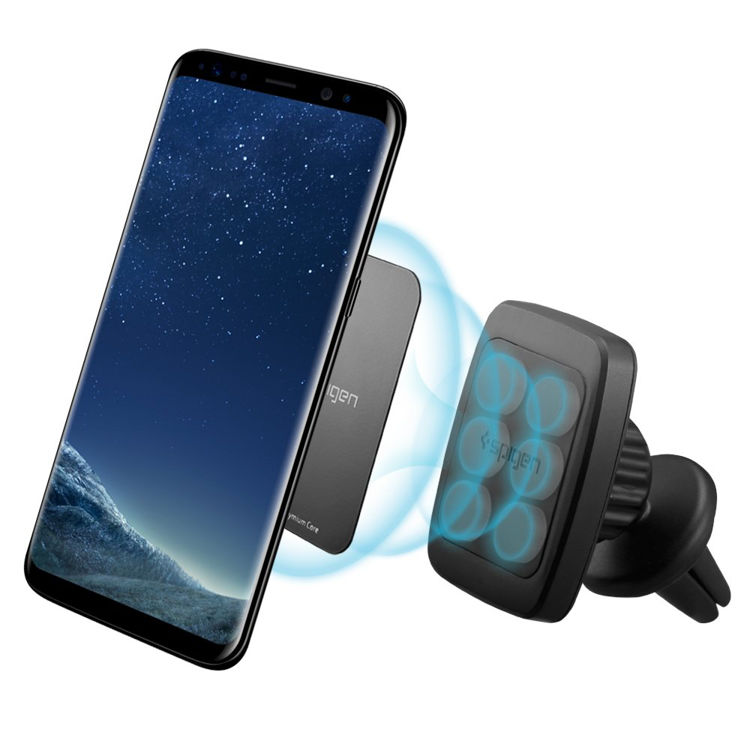 صورة SPIGEN 360 Magnetic Car Air Vent Dock Mount Cell Phone Holder For all model Phones
