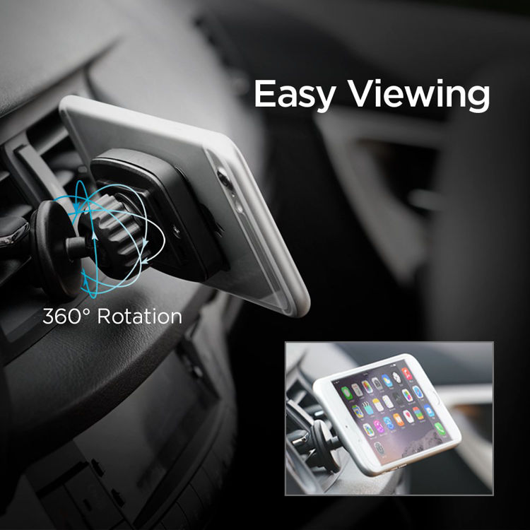 صورة SPIGEN 360 Magnetic Car Air Vent Dock Mount Cell Phone Holder For all model Phones