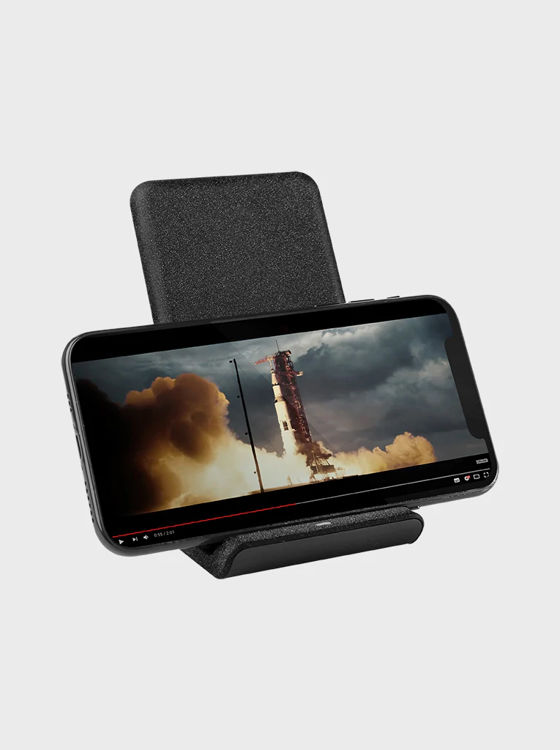 صورة UNIQ VERTEX DUO 2 IN 1 FAST WIRELESS CHARGER 15W CHARCOAL 
(DARK GREY)"
