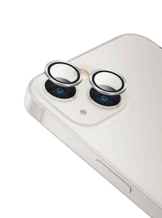 صورة UNIQ OPTIX Camera Lens Protector iPhone 13/13 Mini Sterling (Silver)