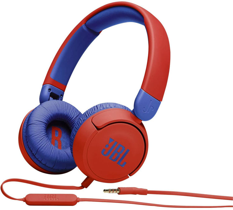 صورة JBL Jr 310  Childrens overear headphones with aux cable and built in microphone