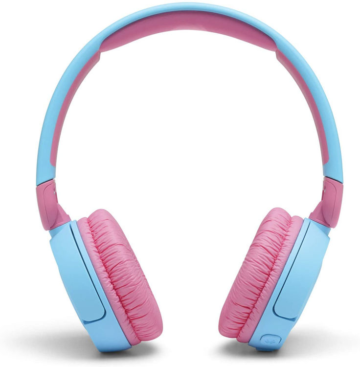 Picture of JBL JR 310 BT Children On-ear headphones Bluetooth® (1075101) Light blue, Rose Foldable