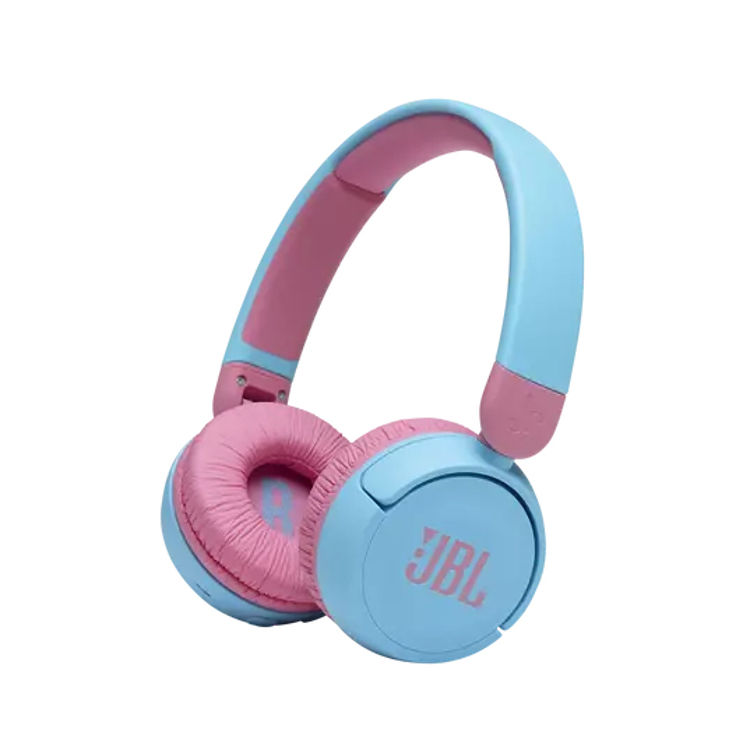 Picture of JBL JR 310 BT Children On-ear headphones Bluetooth® (1075101) Light blue, Rose Foldable