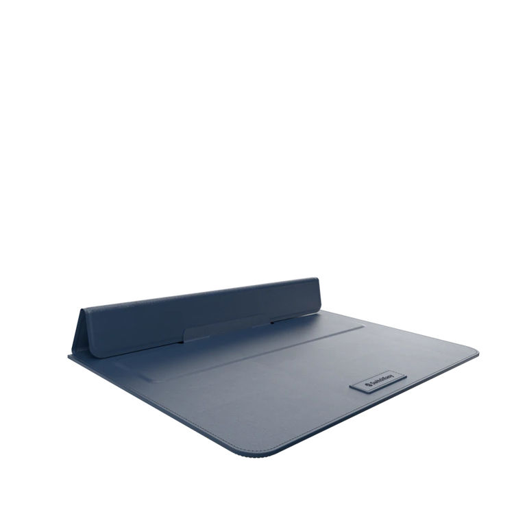 صورة SwitchEasy EasyStand Leather Sleeve MacBook Pro 15/16" Midnight Blue