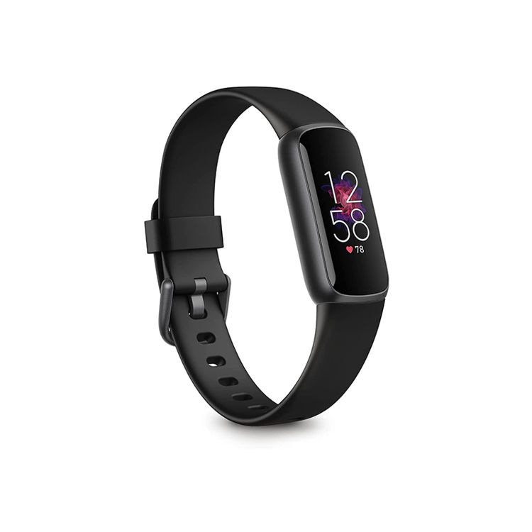 Picture of Fitbit Luxe Fitness and Wellness Smartwatch, Black/Graphite Stainless Steel