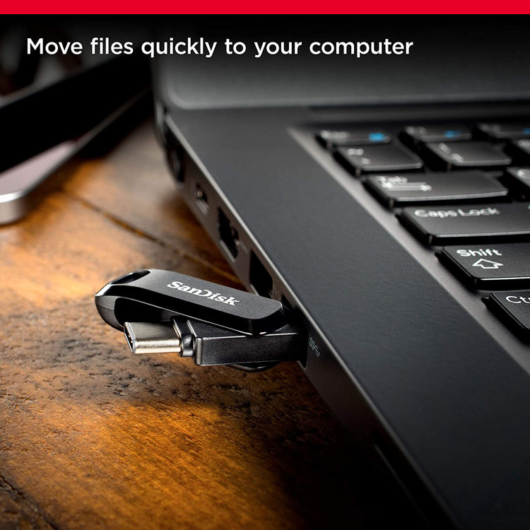 صورة SanDisk 64GB Ultra Dual Drive Go Type-C USB-C to USB 3.1 Flash Drive