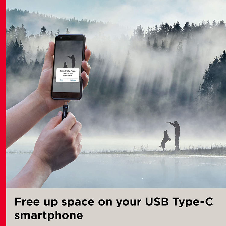 صورة SanDisk 64GB Ultra Dual Drive Go Type-C USB-C to USB 3.1 Flash Drive