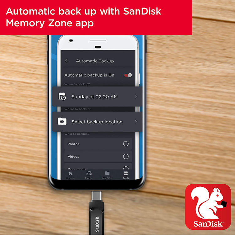 صورة SanDisk 64GB Ultra Dual Drive Go Type-C USB-C to USB 3.1 Flash Drive