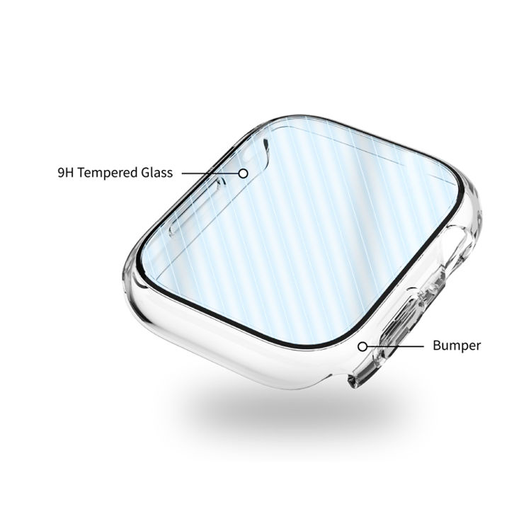 صورة SwitchEasy NUDE Tempered Glass Hybrid Case for Apple Watch Series 7 45mm