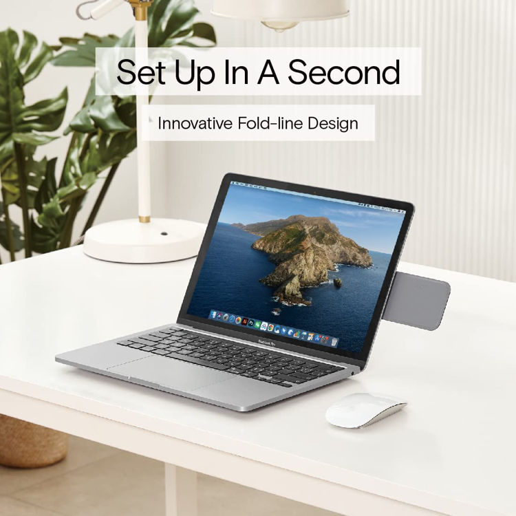 صورة Snap Laptop Phone Holder Grey - MagSafe Compatible