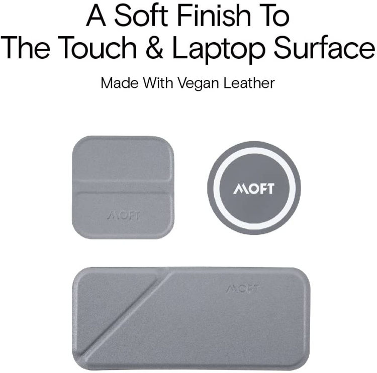 صورة Snap Laptop Phone Holder Grey - MagSafe Compatible