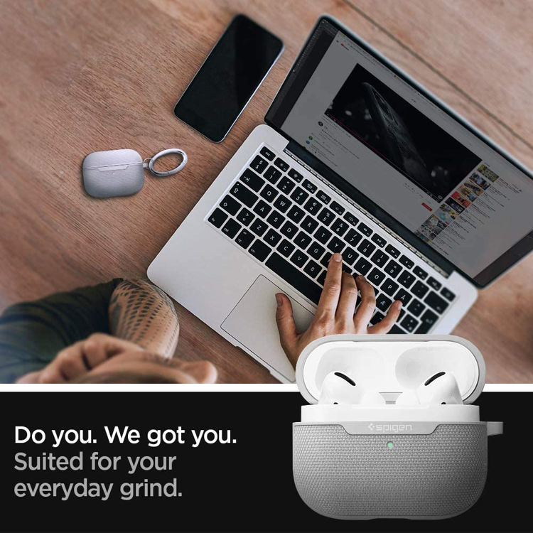 صورة Spigen Urban Fit Case for Airpods Pro ( Gray )_ASD00573