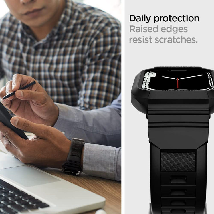 صورة SPIGEN Apple Watch Case Rugged Armor Pro - Series 8/7 / SE / 6 / 5 / 4 (45mm/44mm)