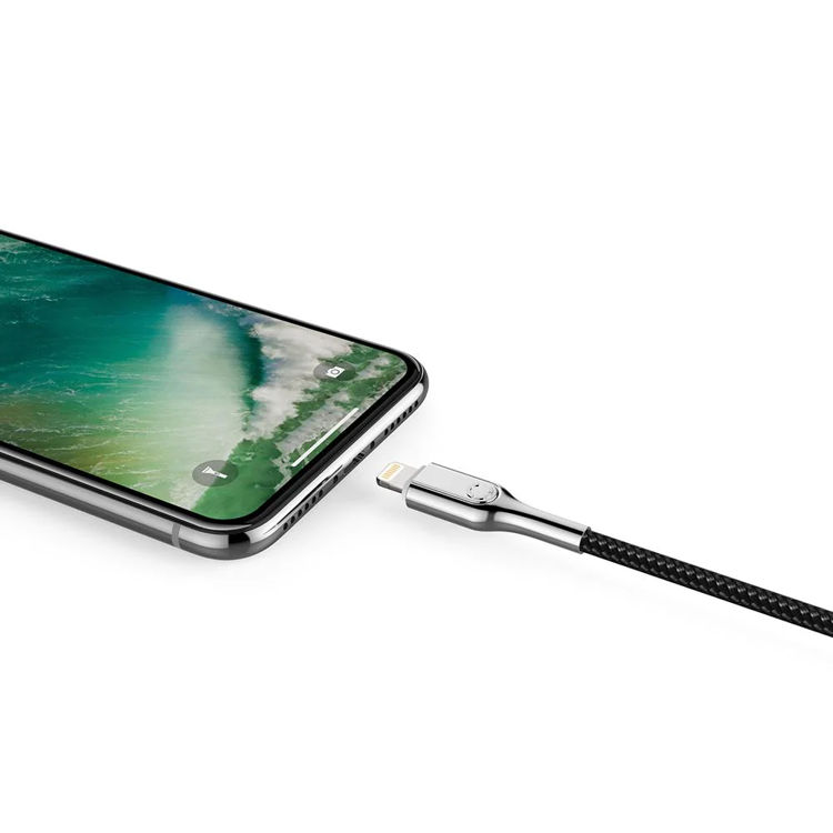 صورة CYGNETT Armoured Lightning to USB-A Cable - Black 3m