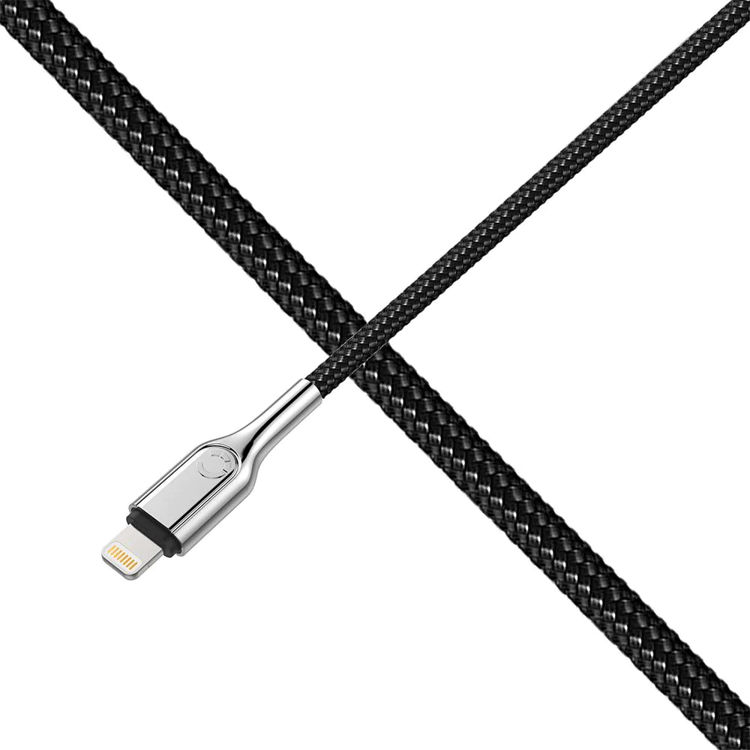 Picture of CYGNETT Armoured Lightning to USB-A Cable - Black 3m