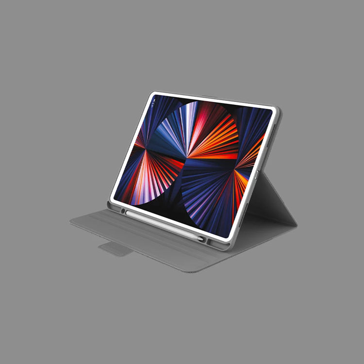 صورة Cygnett Tekview iPad Air 10.9 & 11 (2021/2020/2018) Case with Apple pencil holder - Grey (CY4013TEKVI)