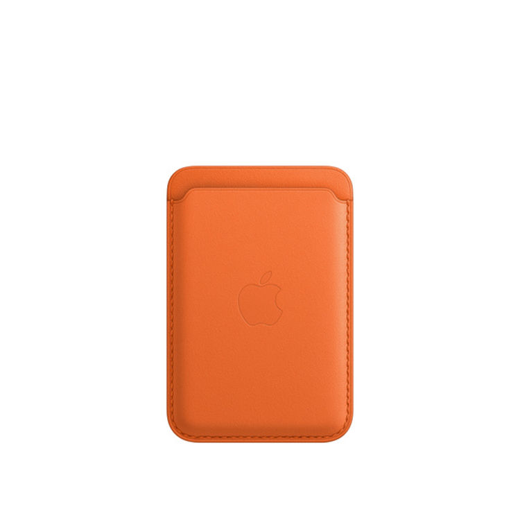 صورة Apple iPhone Leather Wallet with MagSafe Orange