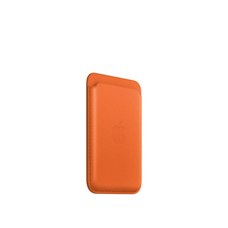 صورة Apple iPhone Leather Wallet with MagSafe Orange