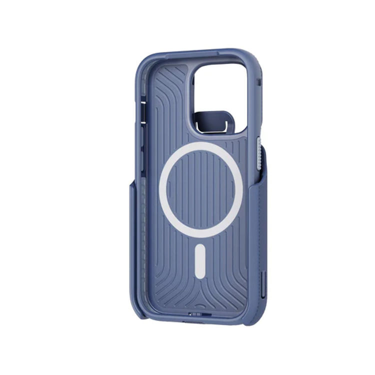 صورة Tech21 Evo Max - Apple iPhone 14 Pro Case MagSafe Compatible - Ink Blue