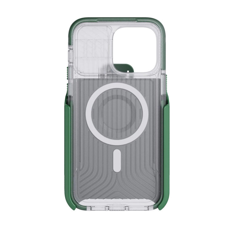 صورة Tech21 Evo Max - Apple iPhone 14 Pro Max Case MagSafe  Compatible - Frosted Green